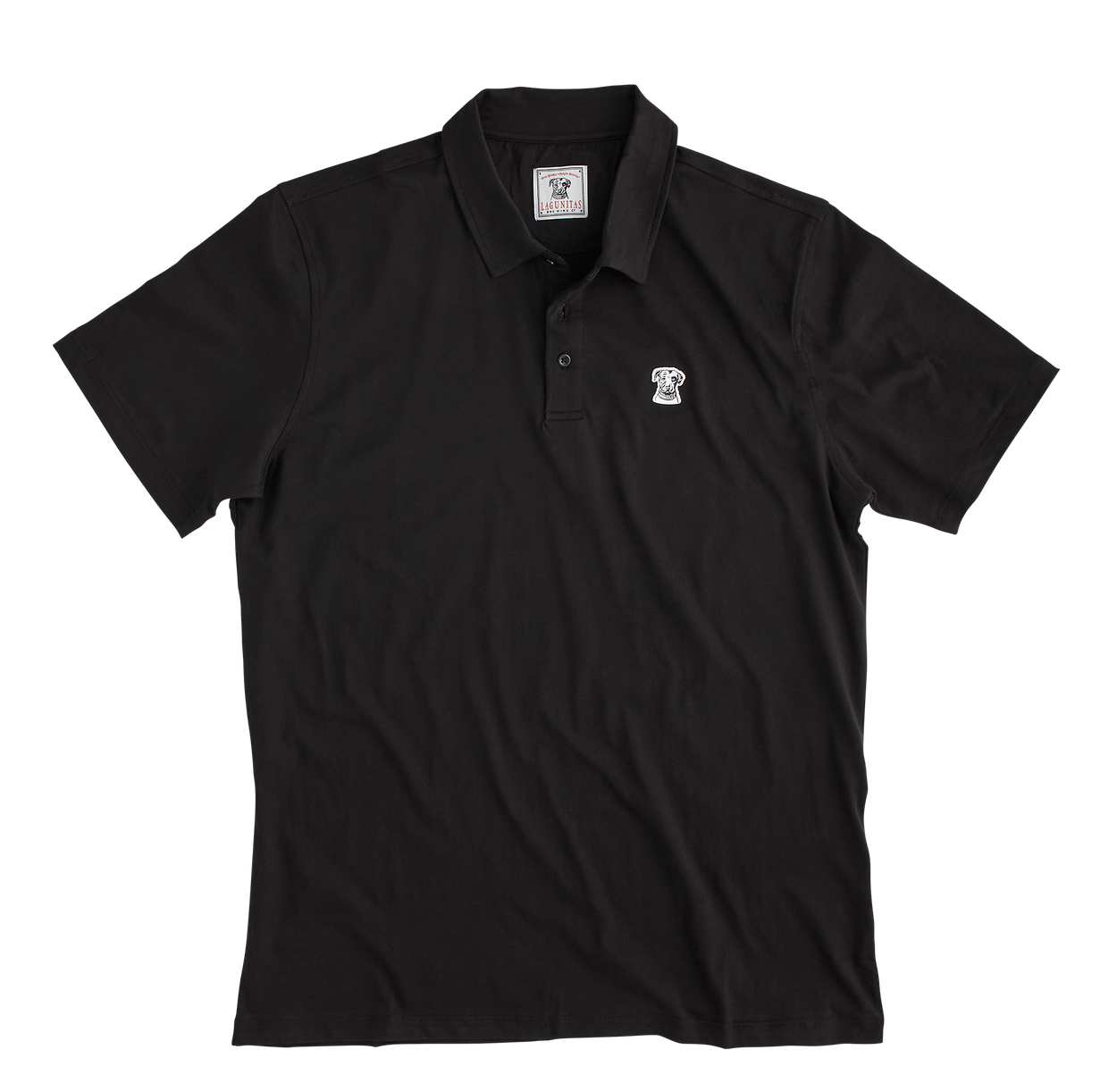 “A stylish and versatile polo shirt featuring the Lagunitas brewery branding and a unique dog motif. Made with premium quality fabric for comfort. Perfect for dog lovers and casual fashion”