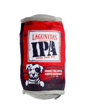 Introducing the Lagunitas IPA Dog Toy, perfect for pampering your beloved four-legged companion! This playful and pet-friendly toy is expertly designed in the likeness of our renowned IPA bottle, adorned with the iconic Lagunitas dog logo. Built with durable and high-quality materials, this dog toy ensures long-lasting enjoyment, even during the most energetic play sessions. Treat your furry friend to a taste of the Lagunitas life today and watch the good times (or wags) roll in! Get yours now.