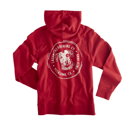 Lagunitas Dog Stamp Zip Up Hoodie