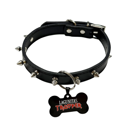 Lagunitas x TROOPER Spiked Dog Collar