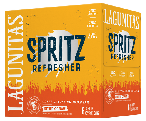 Spritz Refresher Bitter Orange Sparkling Mocktail