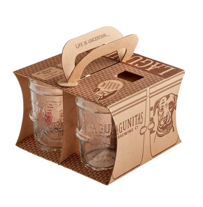 Lagunitas Stackable Mason Jars Gift Pack, set of 4