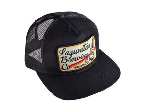 “A stylish and functional headwear featuring the iconic Lagunitas branding. This Petaluma-inspired hat comes with a pocket design. Made with premium quality materials, it ensures a comfortable fit with an adjustable strap. Perfect for outdoor fashion and showcasing your Lagunitas and Petaluma pride”