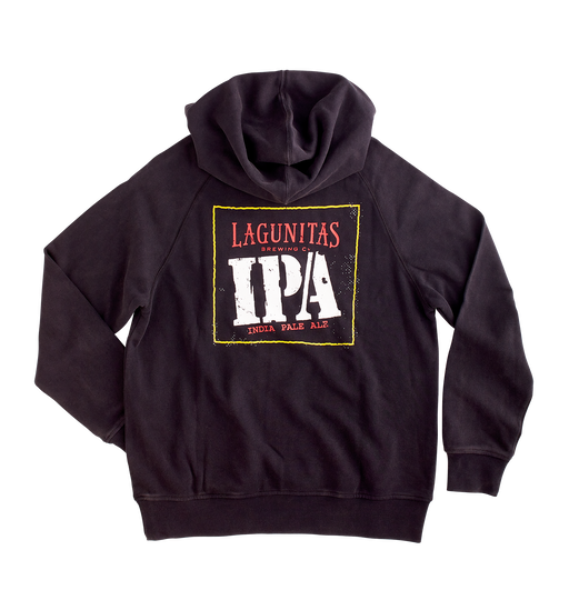 “A stylish and comfortable black hoodie inspired by the renowned Lagunitas Black IPA. Crafted with premium quality materials, this hoodie features eye-catching graphics and Lagunitas branding. Perfect for beer enthusiasts and casual fashion.”