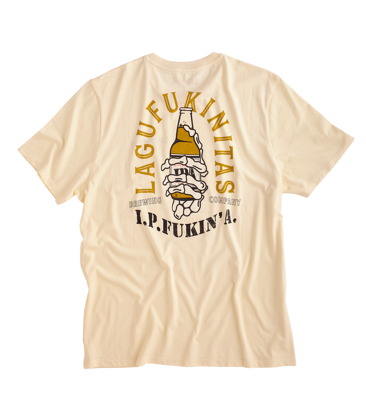“A unique craft beer-inspired shirt with a bold design and Lagunitas branding. Made from premium quality cotton, it offers a comfortable and stylish fit. Perfect for beer enthusiasts and casual fashion”