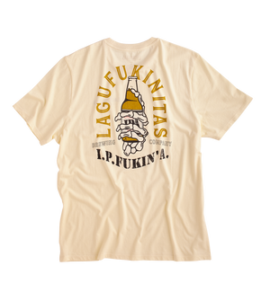 “A unique craft beer-inspired shirt with a bold design and Lagunitas branding. Made from premium quality cotton, it offers a comfortable and stylish fit. Perfect for beer enthusiasts and casual fashion”