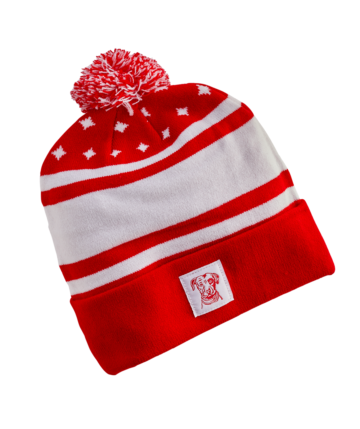 “A festive winter hat featuring a holiday-themed design and a pom-pom. Made with premium quality knit, it offers warmth and coziness. Embroidered with the Lagunitas logo, this stylish accessory is perfect for cold weather and makes a great gift for beer enthusiasts”