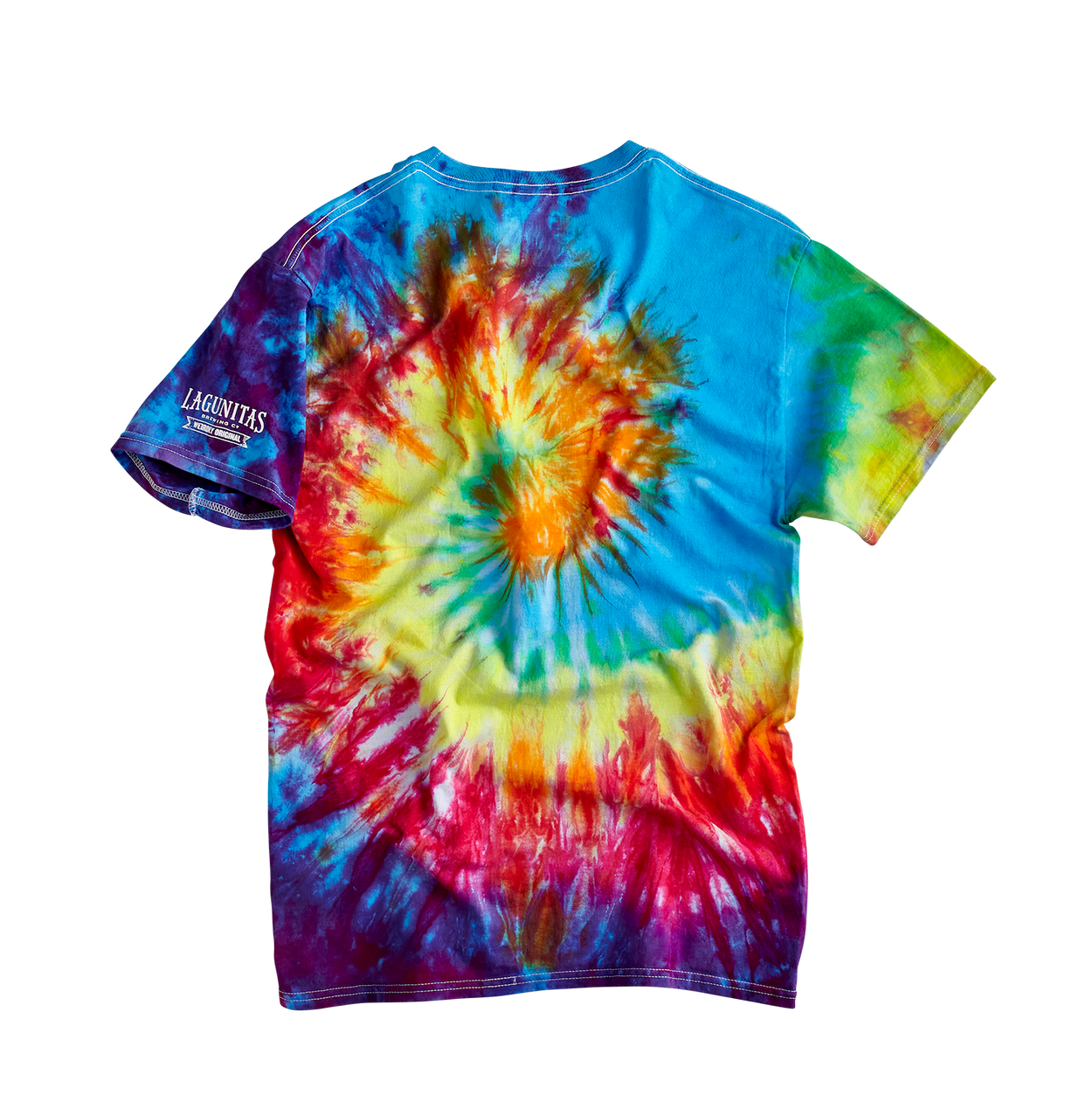 “A stylish and vibrant tie-dye t-shirt for dog lovers. Features a unique design with an eye-catching dog graphic. Unisex adult tee made from comfortable and soft fabric, perfect for fashion-forward individuals”